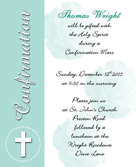 Confirmation Invitation Wording Ideas