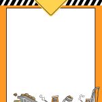 Construction Birthday Invitations Printable