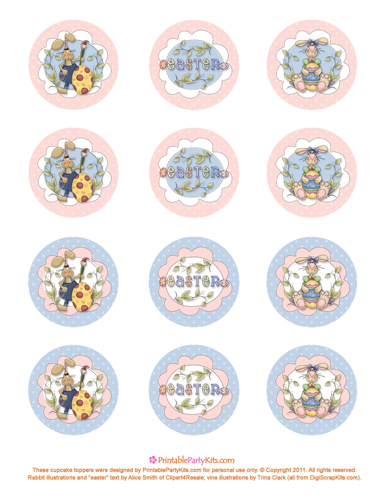 Cupcake Party Invitations Printable