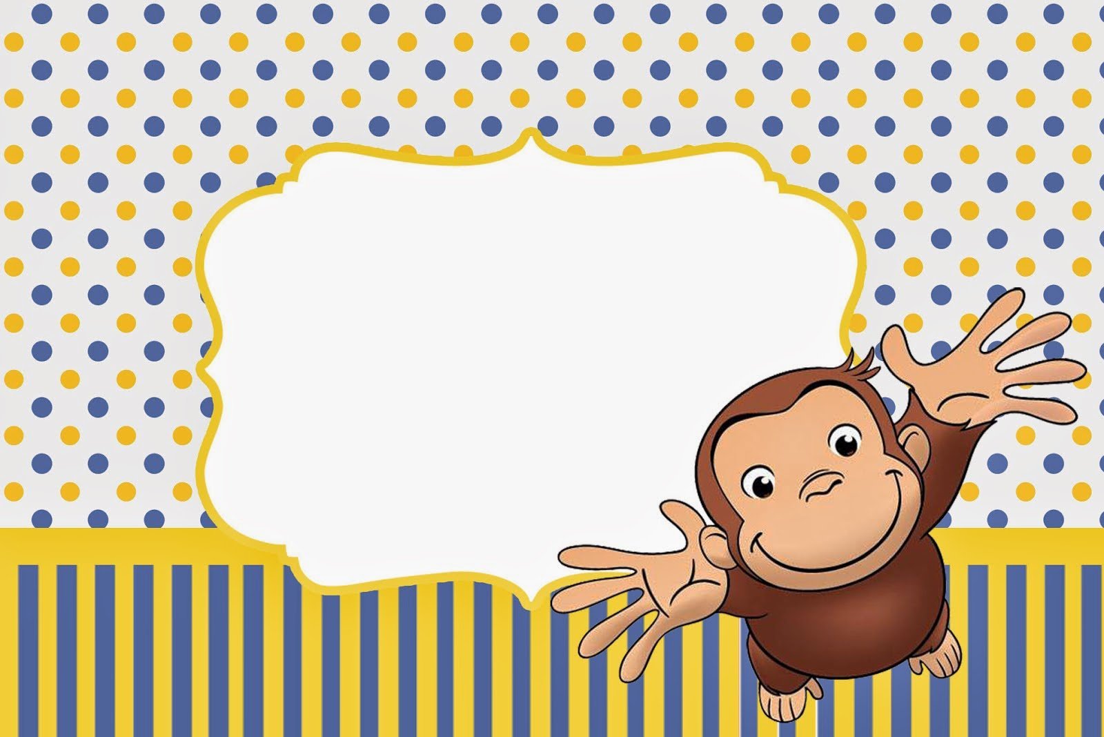 Curious George Invitations Free