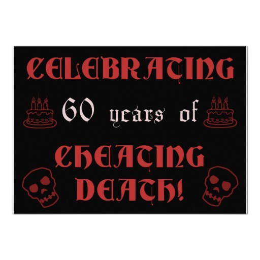 Custom 60th Birthday Invitations