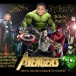 Custom Avengers Birthday Invitations