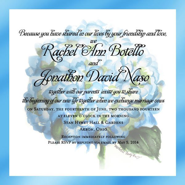 Custom Electronic Wedding Invitations