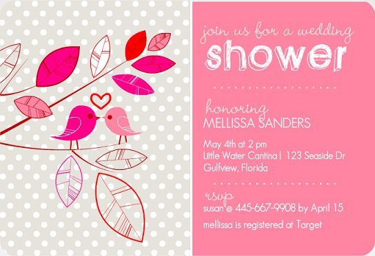 Cute Bridal Shower Invitation Wording