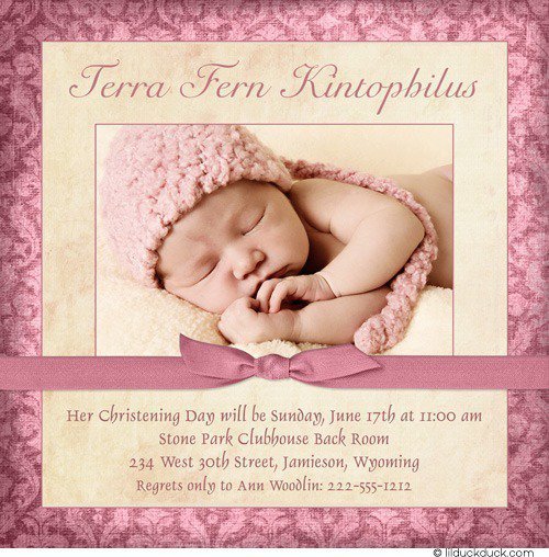 Cute Invitation Ideas For Baptism