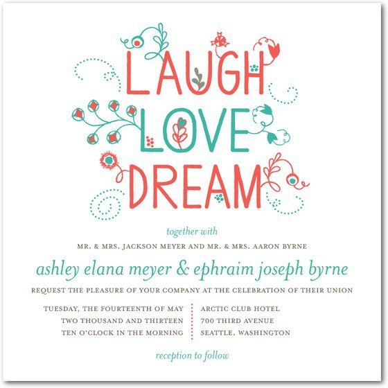 Cute Sayings For Wedding Invitations