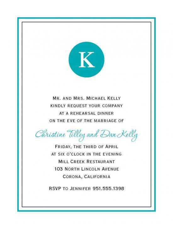 Dinner Invitation Wording