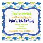 Dinosaur Party Invitation Templates
