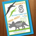 Dinosaur Roar Birthday Invitation