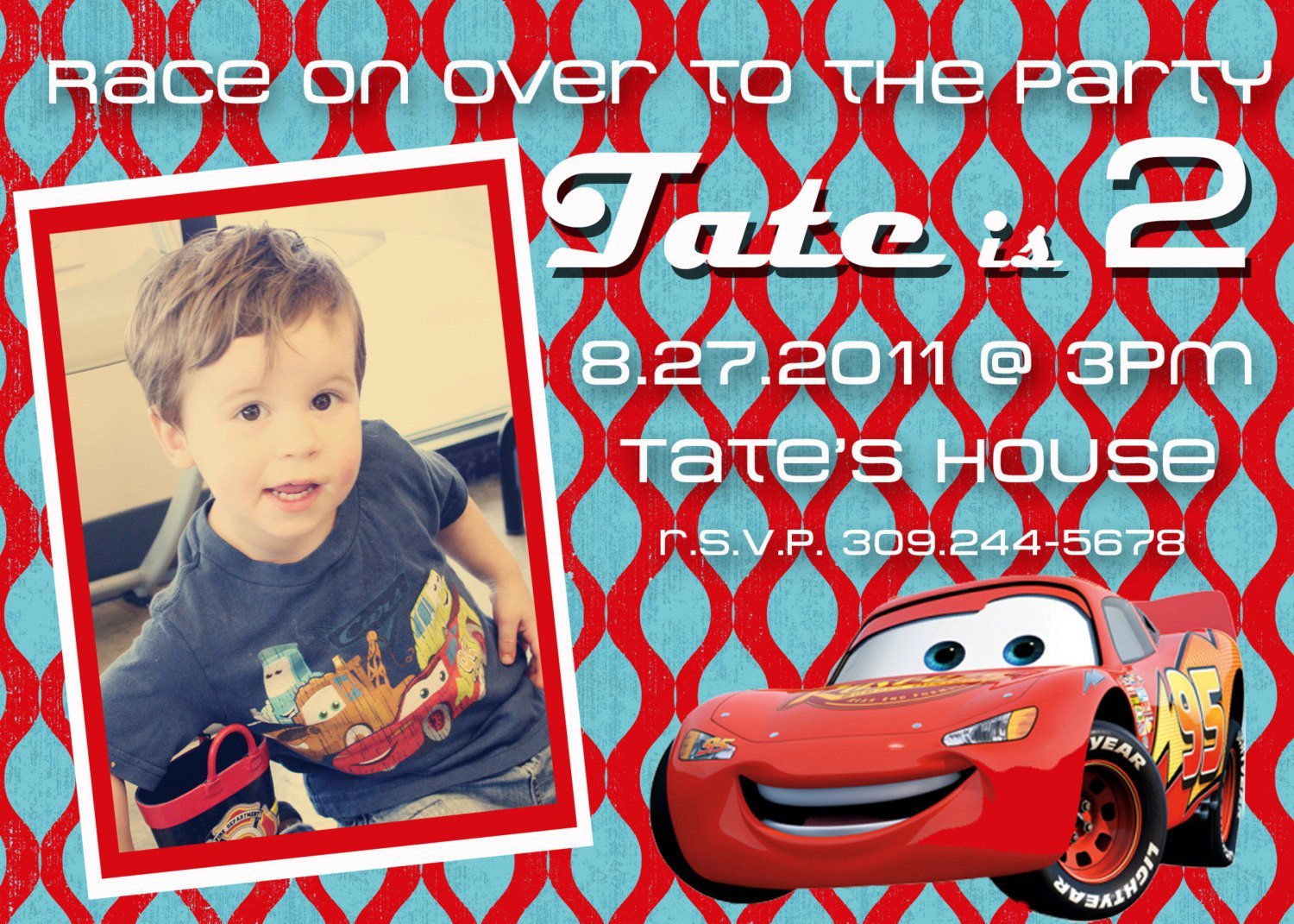 Disney Cars Birthday Invitations Walmart