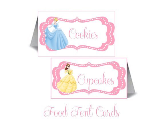 Disney Princess Printable Invitation Cards