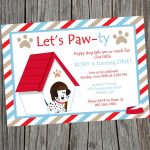 Doggy Birthday Party Invitations