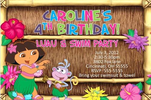 Dora Invitations Party City