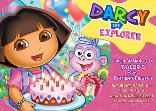 Dora The Explorer Invitation Templates Free