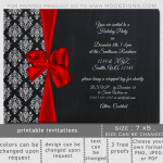 Elegant Office Party Invitation Templates