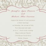 Fancy Wedding Invitations Templates