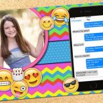 Emoji Birthday Party Invitations