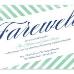 Fare Well Lunch Invitation Sample