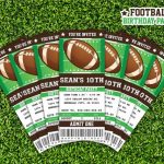 Football Party Free Invitation Downloads