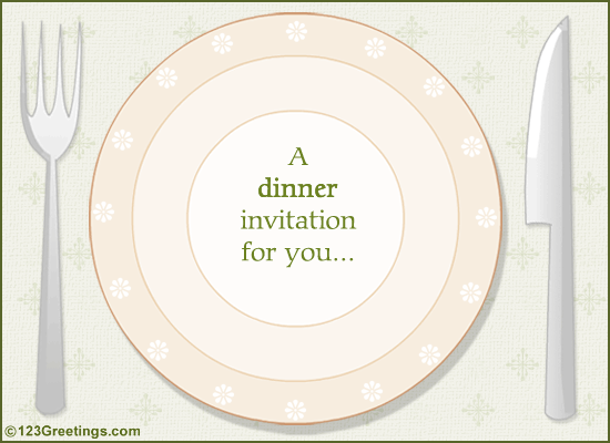 Formal Dinner Invitation Templates Free