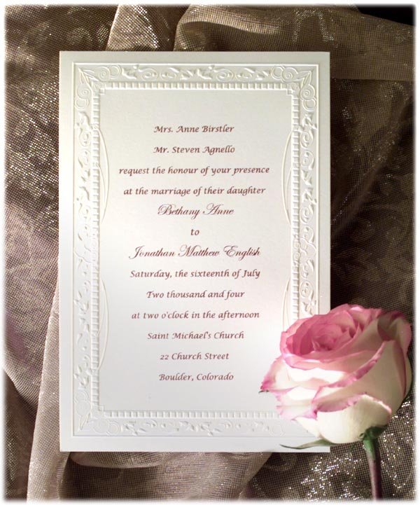 Formal Wedding Invitation Templates Free