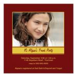 College Trunk Party Invitations