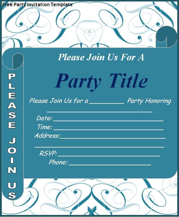 Free Invitation Templates Downloads