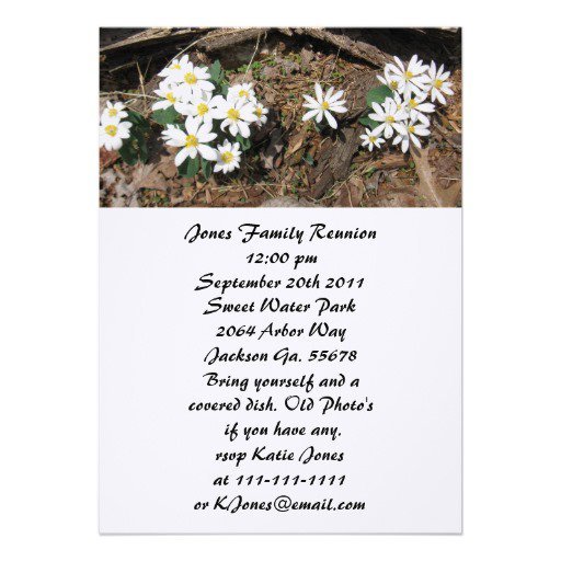 Free Invitations Family Reunion