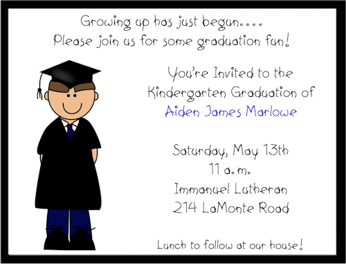 Free Pre-k Graduation Invitations - Invitation Design Blog