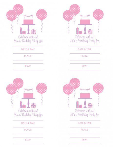 Free Printable Apple Invitations