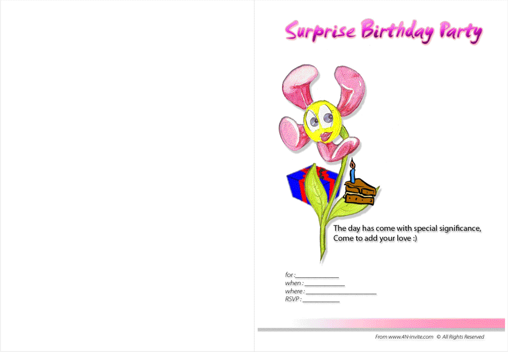 Free Printable Birthday Invitations Online