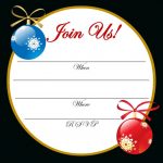 Free Printable Christmas Party Invitations