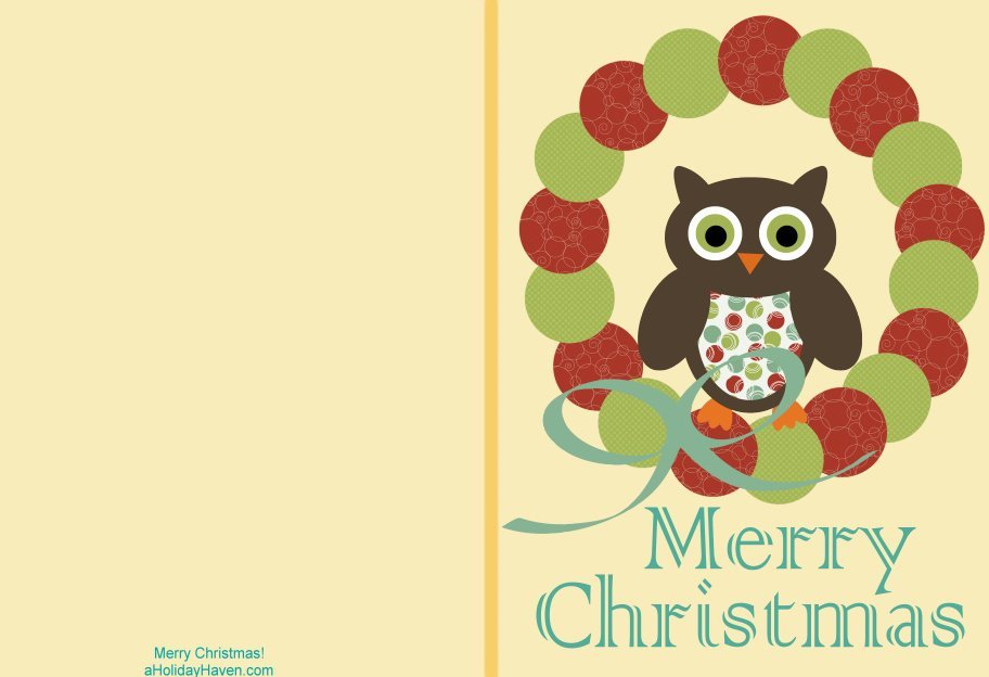 Free Printable Greeting Cards Christmas