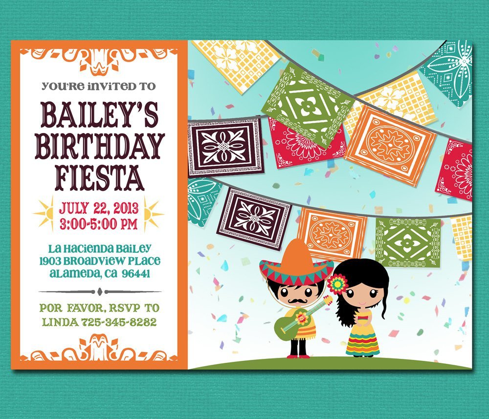 Free Printable Mexican Invitations