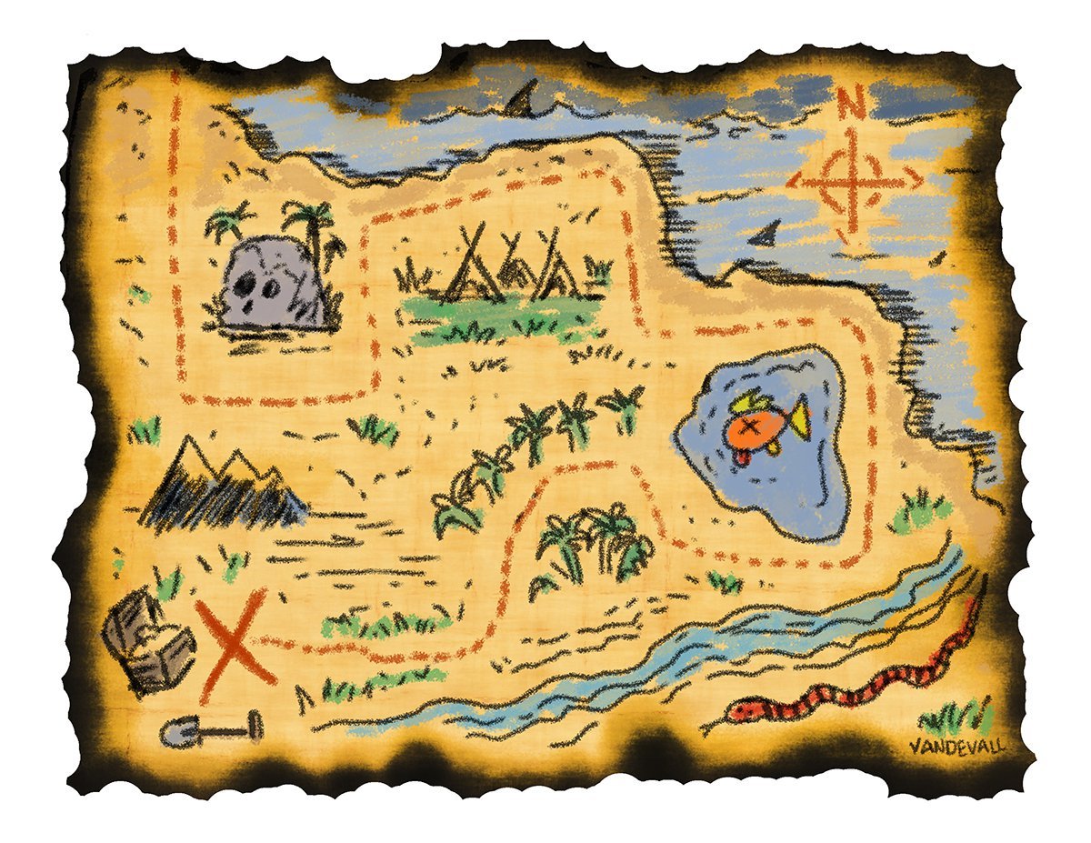 Free Printable Pirate Map Template