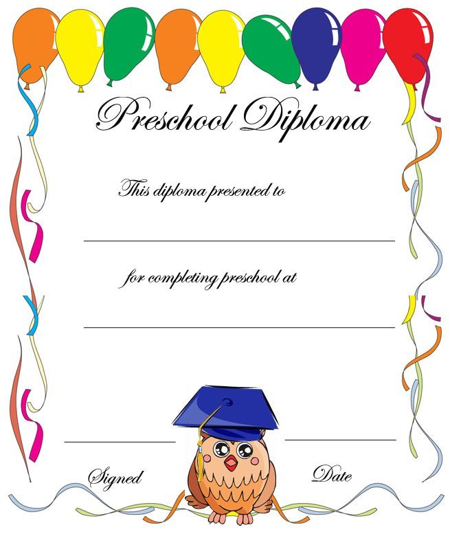 Free Printable Preschool Graduation Invitation Templates