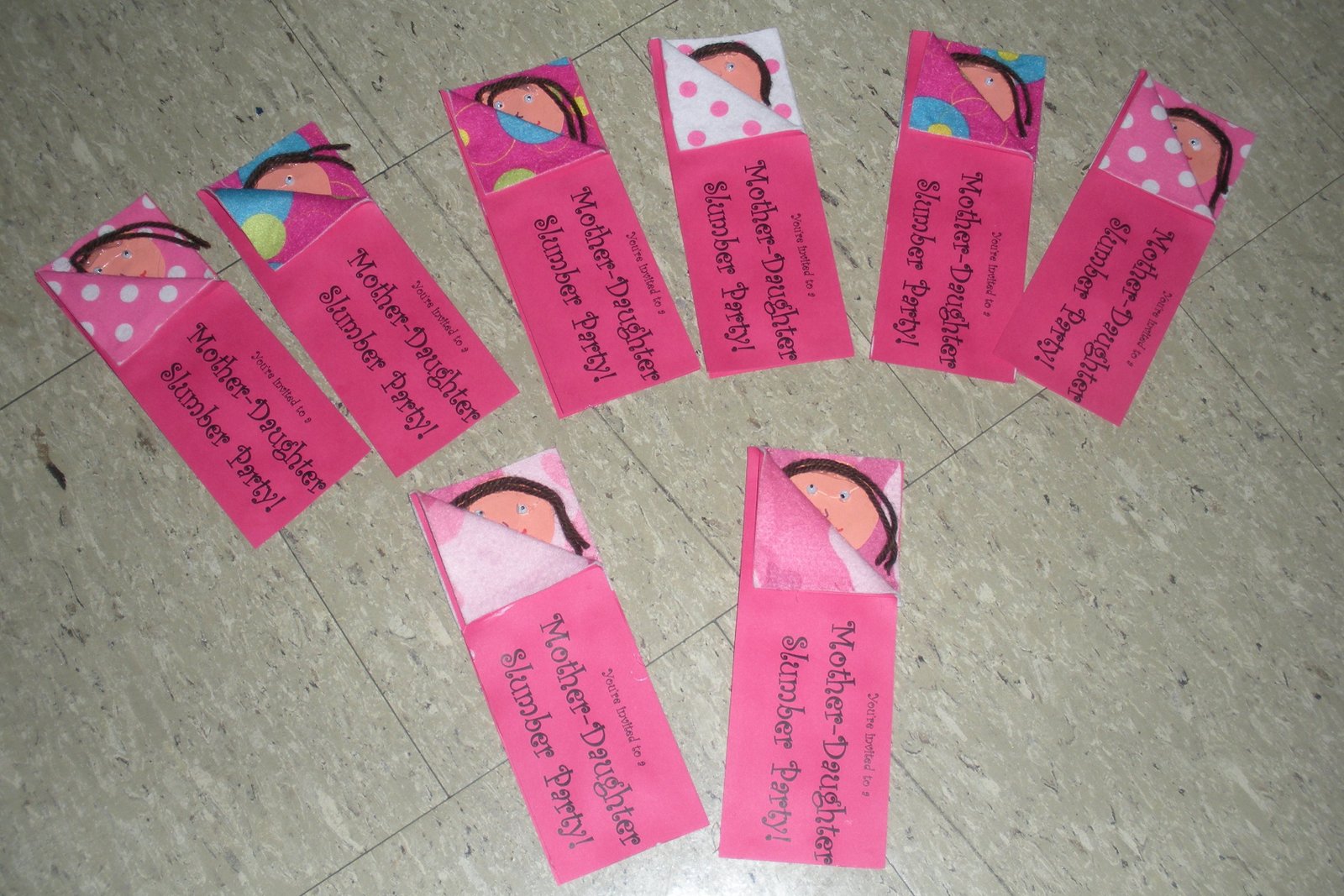 Free Printable Slumber Party Birthday Invitations