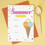 Free Printable Summer Party Invitations