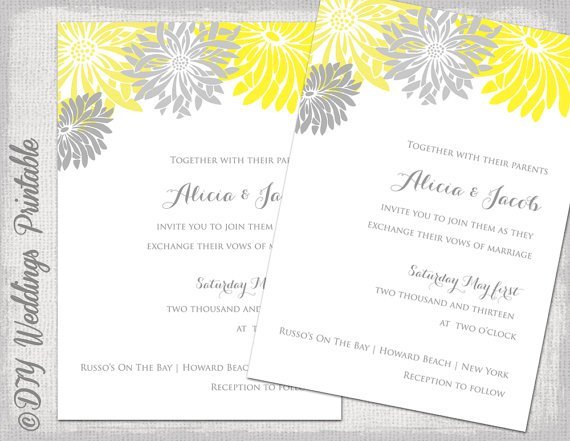 Free Summer Wedding Invitation Templates