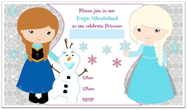 Frozen Birthday Invitations Walmart