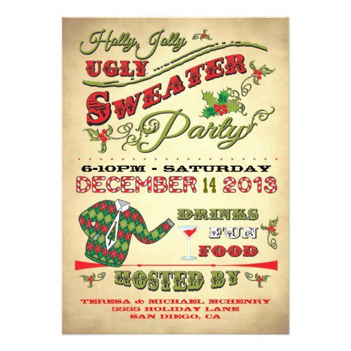 Fun Holiday Party Invitation Templates