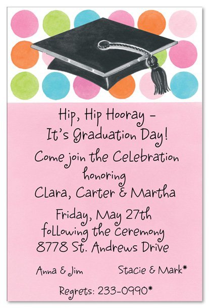 Funny Graduation Party Invitation Wording Samples