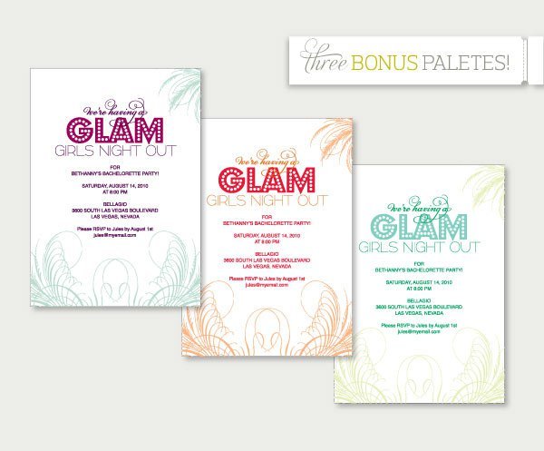 Girls Weekend Invitation Templates