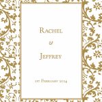 Gold Wedding Borders For Invitations