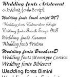 Best Fonts For Invitations