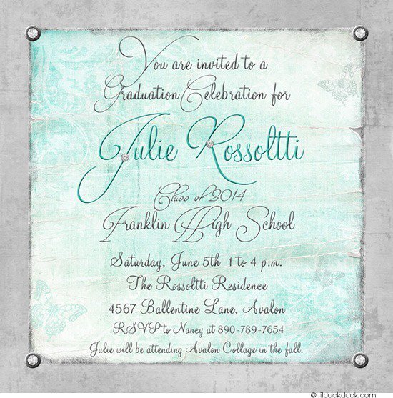 Graduation Invitation Wording