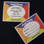 Graduation Pool Party Invitations