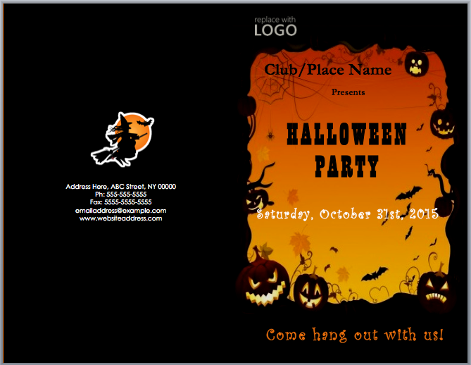 Halloween Invitation Templates Microsoft Word