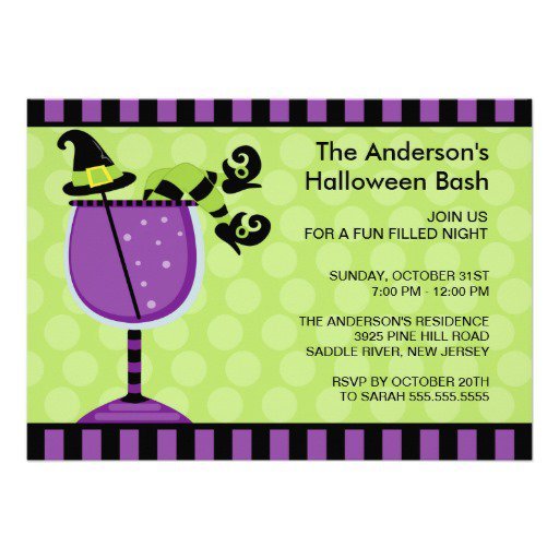 Halloween Invitation Wording