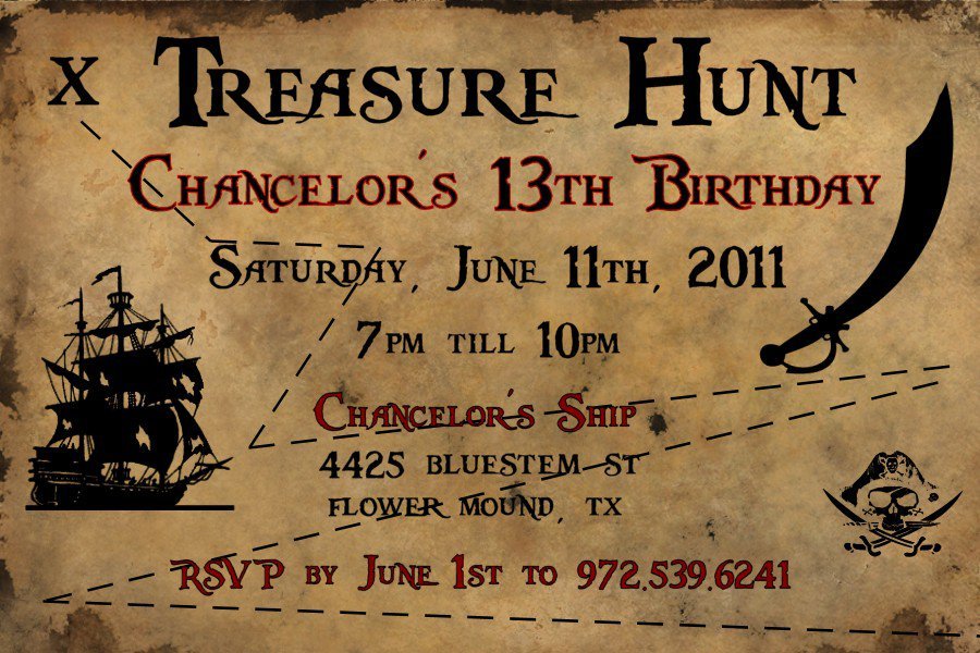 Halloween Scavenger Hunt Invitation Wording